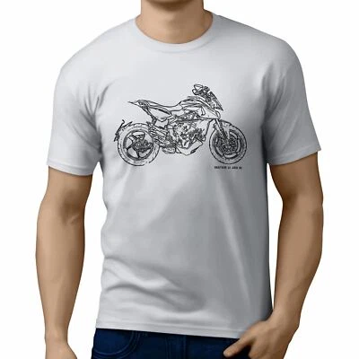 JL Illustration For A MV Agusta Rivale 800 2016 Motorrad Fan T-Shirt - Bild 1 von 4