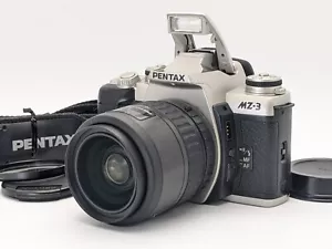 [N MINT Pentax MZ-3 Silver SLR Film Camera+smc Pentax-FA 28-70mm from Japan - Picture 1 of 20