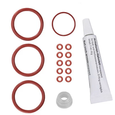 Dichtung O-Ringe für Delonghi ECAM ESAM Brühgruppe Wassertank Flowmeter + Fett