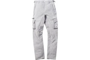 KITH x COLUMBIA Men's Grey Fleece Cargo Pants XO0768 NWT - Picture 1 of 1