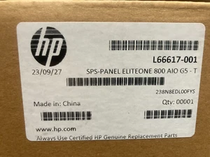 NEW BOXED GENUINE HP L66617-001 DISPLAY PANEL ELITEONE 800 AIO G5 INC VAT - Afbeelding 1 van 3