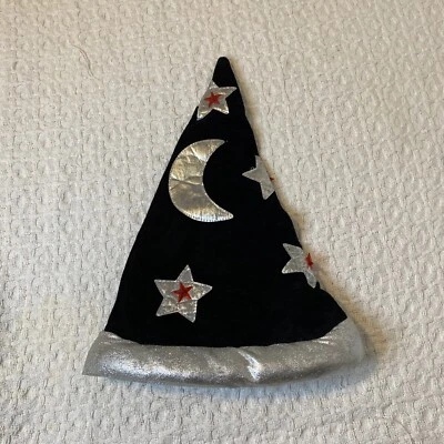 WIZARD MOON & STAR HAT COSTUME PARTY FANCY DRESS HORROR HALLOWEEN MAGIC - Image 1 of 4