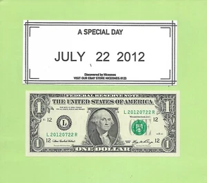 22 de julio de 2012.. 2006...cu $1 l 2012 0722 r.. billete de cumpleaños.. 2012-07-22 - Imagen 1 de 1
