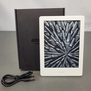 Amazon Kindle SY69JL 4GB 8th Generation Touchscreen eReader Tested & Reset White - Picture 1 of 16
