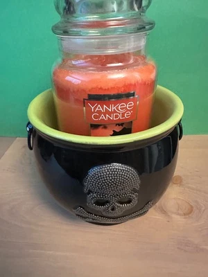 Suporte de vela Yankee Candle Boney Bunch Witches Brew Potion Caldeirão frasco grande - Imagem 1 de 3