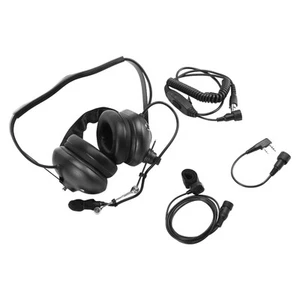1X (Noise Cancelling Mikrofon lotniczy Zestaw słuchawkowy Walkie Talkie Słuchawka6665 - Zdjęcie 1 z 7