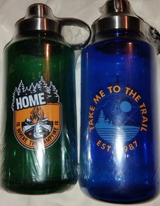 Lote de 2 botellas de agua reutilizables Ozark Trail 32 onzas sin BPA tapa de doble tornillo - Imagen 1 de 4