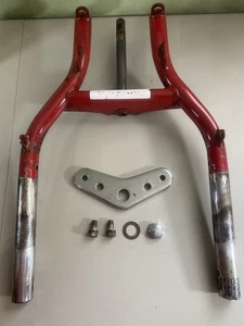 1984 Honda 200es Triple Tree Front Forks 200 Es Suspension Big Red Atv #2 - Bild 1 von 7