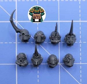 Warhammer 40K Death Guard Blightlord Terminators Heads - Foto 1 di 2