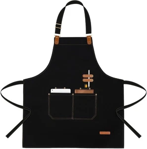 Waterproof Adjustable Chef Apron with Pockets – Cooking, BBQ, Gardening Use - Afbeelding 1 van 7