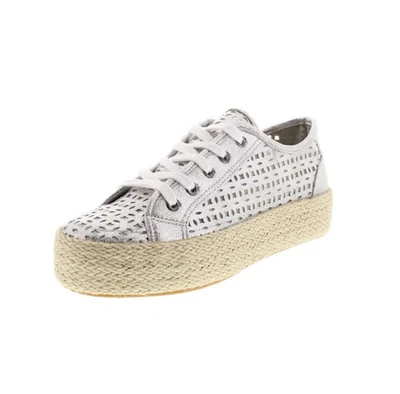 Cafe' Noir Forata Argento - Taglia 36 Scarpe Donna Sneakers Sporty Chic - Immagine 1 di 3