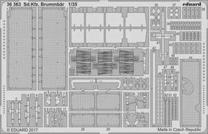 (EDP36363) - Eduard Photoetch 1:35 - Sd.Kfz.166 Brummb r (Tam) - Picture 1 of 1