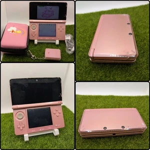 Nintendo 3DS Console Metallic Rose Pink Complete Bundle EUR + Games - See Desc - Picture 1 of 13