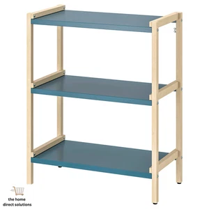 IKEA EKENABBEN Open Shelf Unit Wooden Storage Display Rack Bookcase Organizer - Picture 1 of 4