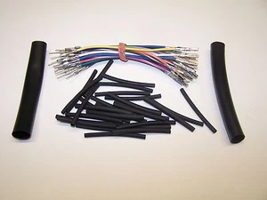 Harley 4" handlebar wiring 26 wire 2 pin 07-13 switch extension FLH FLT - Picture 1 of 8