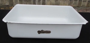 DDR Schwerter Emaille Küchenschrank Einschub für Brot - 43 x 31 x 12 cm - Bild 1 von 4
