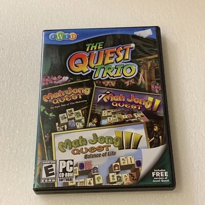 Video Game PC The Quest Trio MahJong Quest 1 2 3 i ii iii - Image 1 of 3