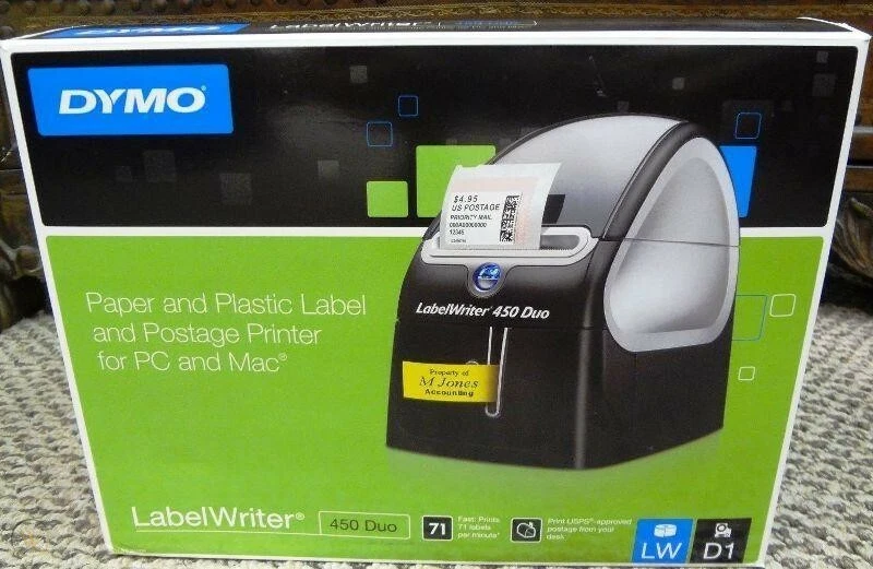 Dymo LabelWriter 450 Duo Label Thermal Printer (1752267)- Brand NEW - Image 1 of 3