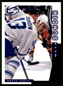 1997-98 Score Mats Sundin Toronto Maple Leafs #95