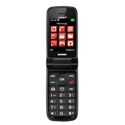 Brondi Magnum 4 7,11 cm (2.8") Nero Telefono cellulare basico - Immagine 1 di 4