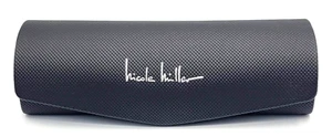 AUTHENTIC & NEW - NICOLE MILLER - BLACK - HARD EYEGLASSES CASE - Picture 1 of 2