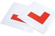 2 x Fully Magnetic Exterior Car New Learner Driver L Plates - Secure & Safe