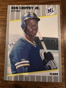 Fleer Ken Griffey Jr #548 Rookie RC HOF 1989 - Foto 1 di 2