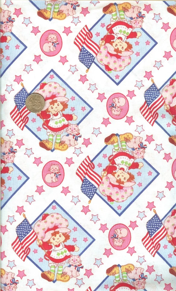 RARE! STRAWBERRY SHORTCAKE PATRIOTIC - 2005 - 13"X44" - Image 1 of 1
