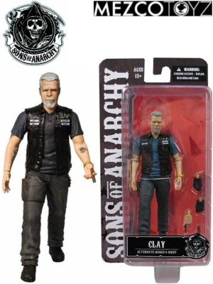 6-дюймовая экшн-фигурка Mezco Sons of Anarchy Clay Morrow совершенно новая и в наличии - Изображение 1 из 2