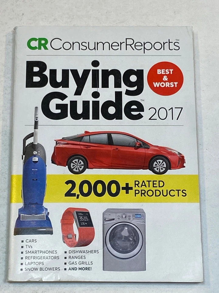 Consumer Reports Magazine 2017 Buying Guide Best and Worst Cars Gas Grills TVs - Image 1 of 1
