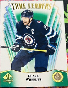 2021-22 SP Authentic TRUE LEADERS green parallel  #TL-19 Blake WHEELER