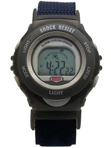 Boy's Shock Resistant Digital Watch - Back Light, Alarm & Adjustable Wrist Strap - Picture 1 of 3