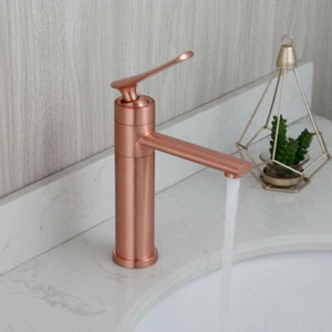 Rubinetto miscelatore beccuccio cascata lavabo bagno vasca rubinetto ottone - Foto 1 di 6