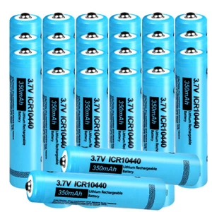 24PCS AAA 10440 Rechargeable 3.7V Lithium Li-Ion Batteries for LED Flashlight - Picture 1 of 5