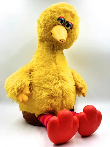 Ideal Sesame Street Story Magic Big Bird w/ Nest VTG 1980s Muppet ~ NEEDS REPAIR Cover