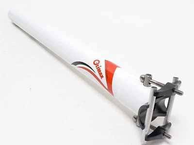 145g,34.9x350mm Climax SP02B UD gloss carbon Seatpost Ti Hardware Road MTB White - Image 1 of 4