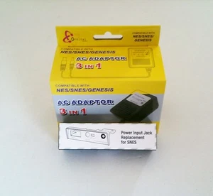 NUEVO SNES AC Power and Power Jack Repuesto SNES Super Nintendo - Imagen 1 de 2
