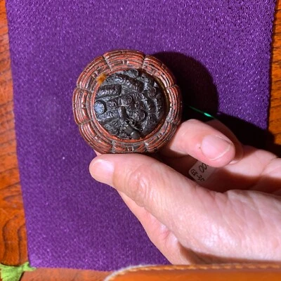 Netsuke antiguo de la era Edo a Meiji - con certificado de autenticidad #169 Foto 1 de 4