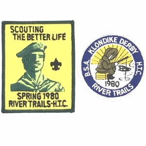 Boy Scouts Of America Vintage BSA Patches 1980 ~ 2 Stück Lot Rare Collectibles - Bild 1 von 4