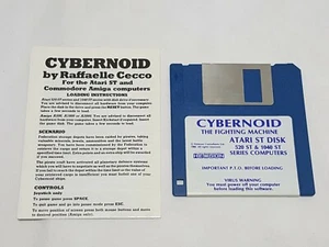 Cybernoid The Fighting Machine Atari ST 520 1040 Game Disk & Instruction Booklet - Picture 1 of 5