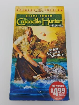 THE CROCODILE HUNTER: COLLISION COURSE (FACTORY SEALED VHS 2002) - Image 1 of 2