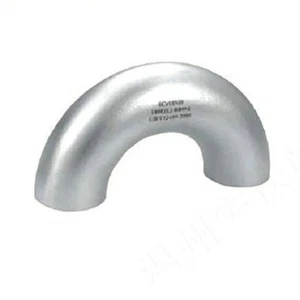 304 Edelstahl OD22×3 Stumpfschweißen Nahtlose Rohrverschraubungen Winkel 180° U - Bild 1 von 1