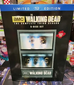 Limited Edition The Walking Dead Complete Third Season 5 Blu-Ray Disk Set - Picture 1 of 6