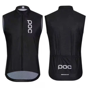 POC Road Bike Short-Sleeved Vest Ultra-Thin Windproof Vest - Picture 1 of 19
