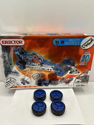 Пластиковые запасные части ERECTOR MECCANO только 4 колеса - Изображение 1 из 4