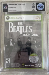 The Beatles Rock Band Xbox 360 Graded WATA 9.8 A+ Sealed New - Picture 1 of 2