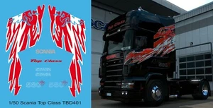 1/50 Decals für Scania Top Class 580 V8 Decals TBD401 - Bild 1 von 1
