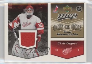 2006-07 Upper Deck MVP One on One Dual Jerseys Chris Osgood Ty Conklin #OJ-OC