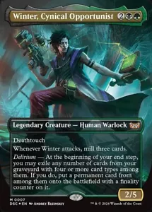 *MtG: 2x FOIL WINTER, CYNICAL OPPORTUNIST - Commander Duskmourn Mythic magicman* - Bild 1 von 1