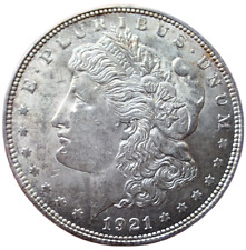 USA: 1 Morgan-Dollar 1921, Freiheitskopf, (D07), prägefrisch.